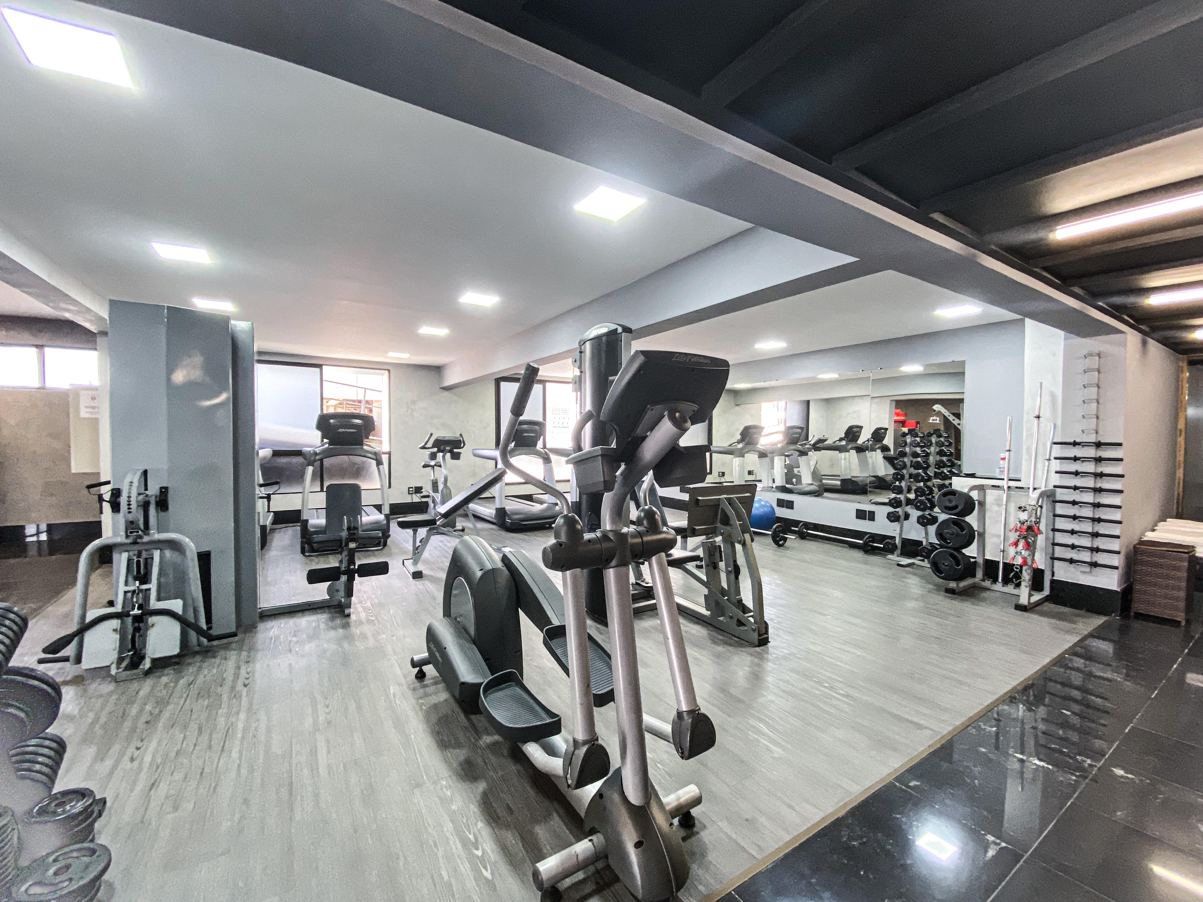 Ouro Minas Hotel Belo Horizonte, Dolce By Wyndham Exterior photo The gym at the hotel